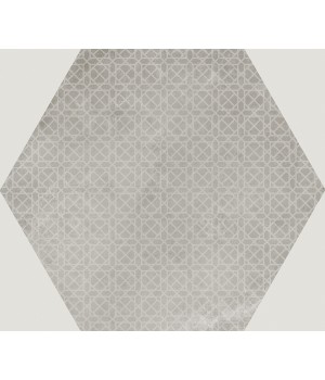 Плитка 29,2*25,4 Urban Hexagon Melange Silver 23603 Equipe