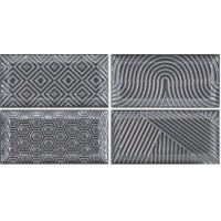 Плитка 7,5*15 Metro Paradise Dark Grey Equipe