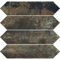 Плитка 7,5*30 Oxydum Decoro Rust (Tozz. Losanga 7,5*30) LA FENICE CERAMICHE