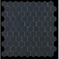 Мозаїка 31,5*31,5 Matt Black Hex 903H VIDREPUR