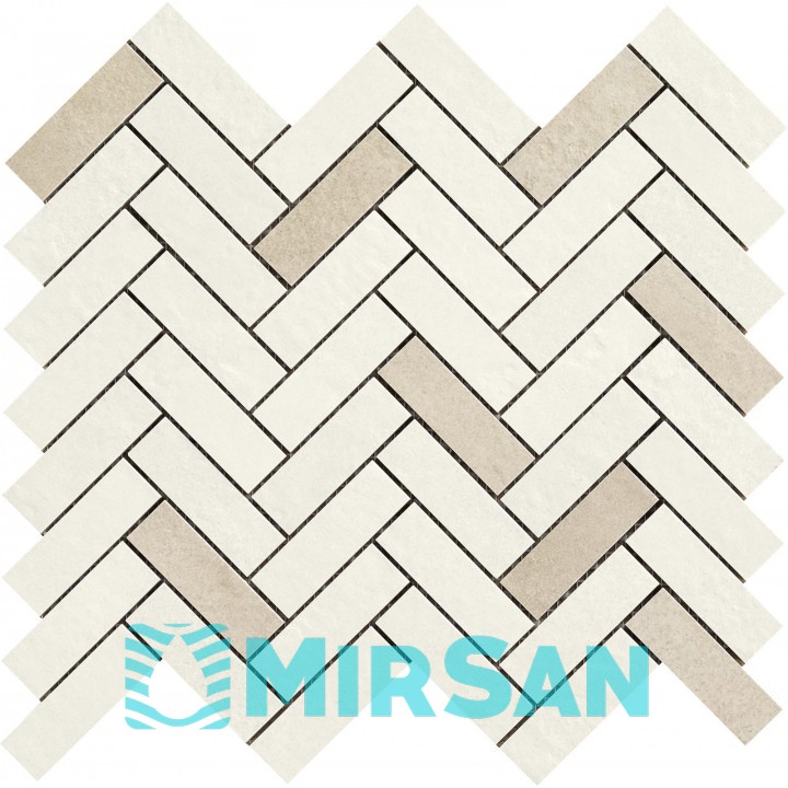 Мозаїка 33,2*128,8 Terracruda Mosaico Degrade Sabbia/luce R06A Ragno