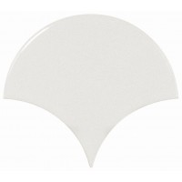 Плитка 10,6*12 Scale Fan White 21968 Equipe