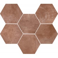 Плитка 18,2*21 Epoca Cotto Rosso R55S Ragno