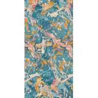 Плитка 120*240 Araldica Base Azzurro Glossy 6Mm Rett 763507 Cedit
