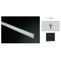 Бордюр 0,8*0,9*250 Negro Plasdecor