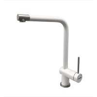 Кухонный смеситель FKM 55 SS Alpine White Fabiano