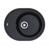 Гранитная мойка Arc 62x50 Antracit Fabiano