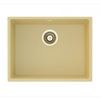 Гранитная мойка Quadro 53x46 Cream Fabiano