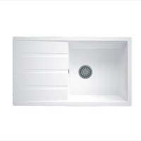 Гранітна мийка Classic 86x50 XL Alpine White Fabiano