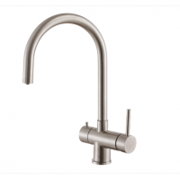 Комбинированный смеситель FKM 31.5 SS Inox Fabiano