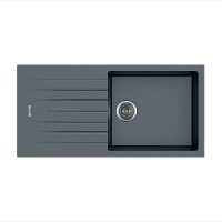 Гранітна мийка Classic 100x50 Titanium Fabiano