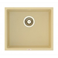 Гранитная мойка Quadro 45x40 Cream Fabiano