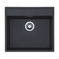 Гранитная мойка Quadro 56x51 Antracit Fabiano