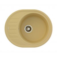 Гранитная мойка Arc 62x50 Cream Fabiano