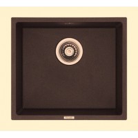 Гранітна мийка Quadro 45x40 Espresso Fabiano