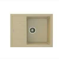 Гранітна мийка Classic 62x50 Cream Fabiano