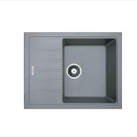 Гранитная мойка Classic 62x50 Grey Metallic Fabiano