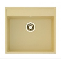 Гранитная мойка Quadro 56x51 Cream Fabiano