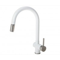 Кухонний змішувач FKM 47P SS Alpine White Fabiano
