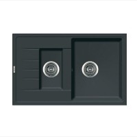 Гранитная мойка Classic 78x50x15 Antracit Fabiano