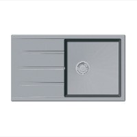 Гранитная мойка Classic 86x50 XL Grey Metallic Fabiano