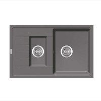 Гранітна мийка Classic 78x50x15 Beton Fabiano