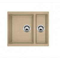 Гранитная мойка Quadro 56x46x15 Beige Fabiano