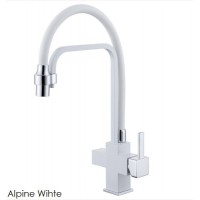 Комбинированный смеситель FKM 31.11 Alpine White Fabiano