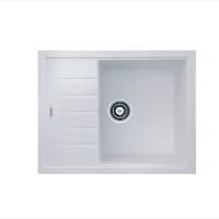 Гранітна мийка Classic 62x50 Alpine White Fabiano