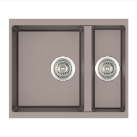 Гранітна мийка Quadro 56x46x15 Beton Fabiano
