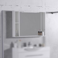 Шафа дзеркальна шз 980, Білий Fancy Marble