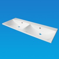 Умивальник Fancy Marble Amelia 1200 двойн., білий