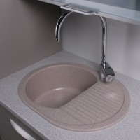 Мийка Fancy Marble Yuta, 620*470*190 пісочна