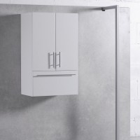 Пенал над пральною машиною 1000, білий Fancy Marble
