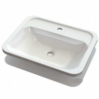 Умивальник Fancy Marble Tiffany 550, білий