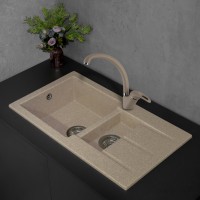 Мийка Fancy Marble Alabama 780x435x160 мм, пісочна