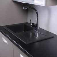 Мийка Fancy Marble Tennessee 780*435*175 світло-чорна