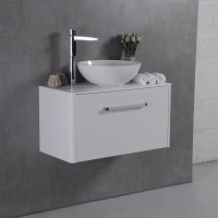 Шафа нижня Fiji 80, білий Fancy Marble