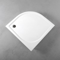 Поддон для душевой кабины полукруглый 1000*1000 R550 Fancy Marble