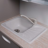 Мийка Fancy Marble Filadelfia, 650*440*195 білий