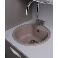 Мийка Fancy Marble Texas кругла, 500*500*205, колір білий