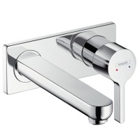 Metris S Смеситель для раковины, однорычажный, скрытый монтаж 31163000 Hansgrohe