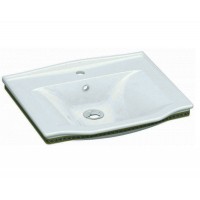 Умивальник на стільницю Idevit Neo Classic 3301-0655-0088 білий, золотий