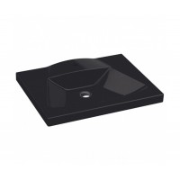 Умивальник підвісний/на стільницю Idevit Vega 2801-0505-07 чорний