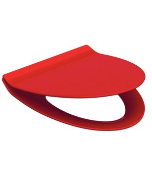 Сидіння для унітазу Soft Close Slim Idevit Rena 53-02-06-006 червоний