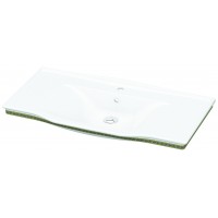 Умивальник на стільницю Idevit Neo Classic 3301-1005-0088 білий, золотий