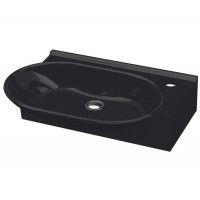Умивальник на стільницю Idevit Myra 0201-2505-07 чорний