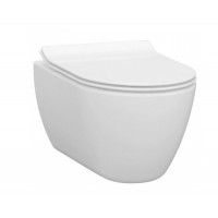 Чаша безободкового підвісного унітазу Idevit Alfa 3104-2616 білий