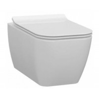 Чаша безободкового підвісного унітазу з функцією біде Idevit Halley 3204-2615 білий