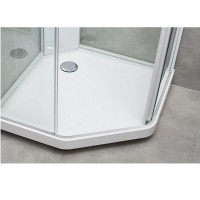 Піддон для душової кабіни Ido Showerama 10-5 80*90см, п'ятикутний